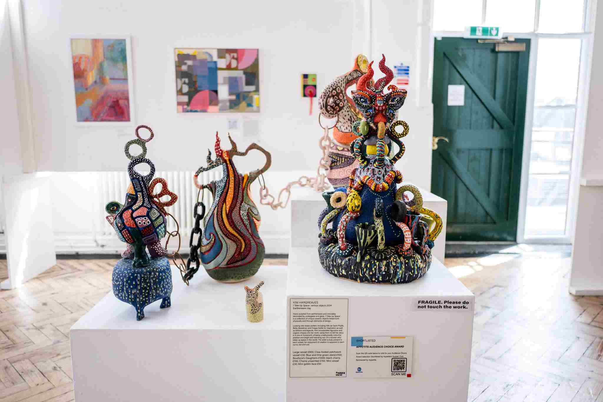 A view of the Three Counties Open Art Exhibition 2024.