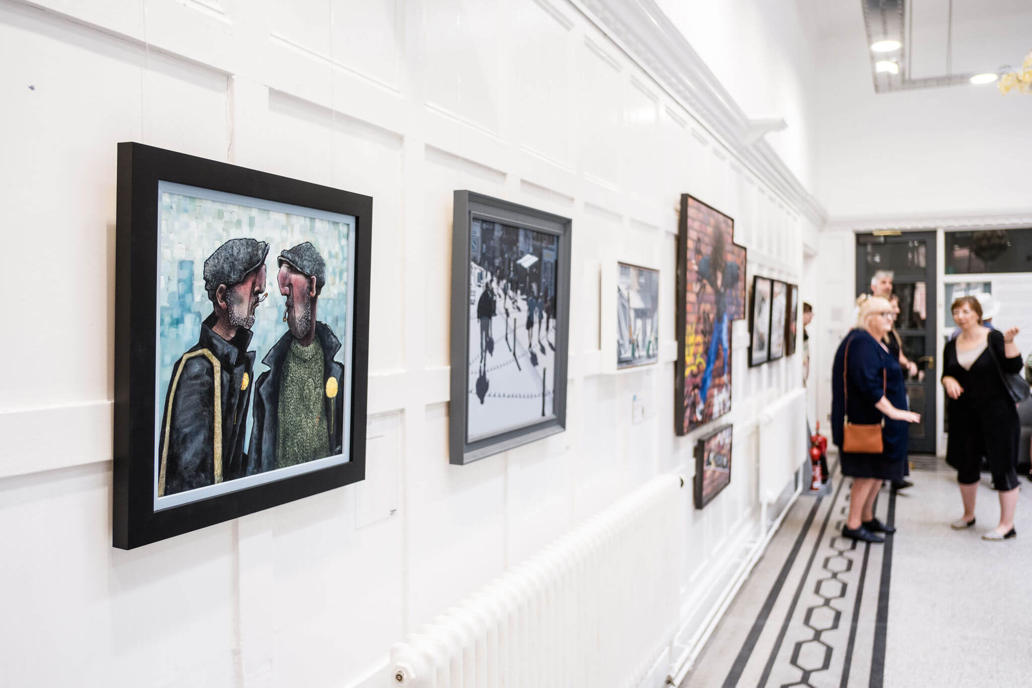 A view of the Three Counties Open Art Exhibition 2024