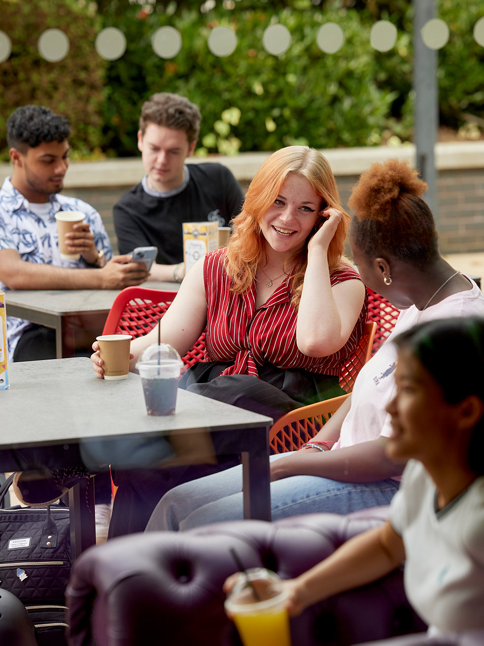 Students sat in SU 
